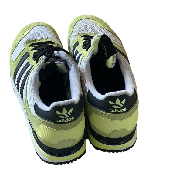 ADIDAS ZX 700 Low Profile Fluorescent Green Black White Sneaker Mens Size 12 ECU - Picture 2 of 12